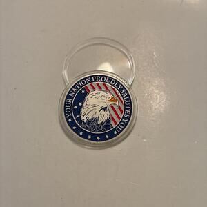 Grateful Nation Never Forget POW/MIA Challenge Coin